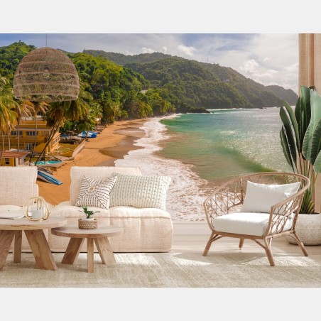 Fotomural playa tropical en Barbados – Pixers®