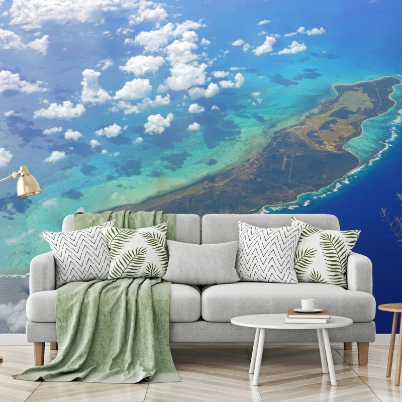 Fotomural vista aérea de Anegada, Islas Vírgenes Británicas