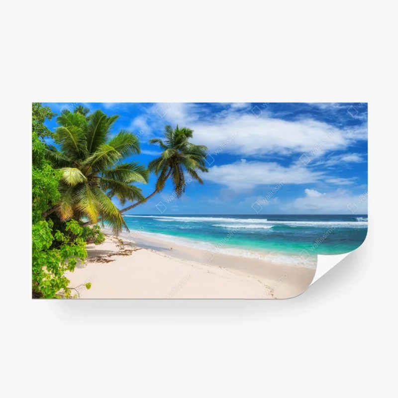 Fotomural escena tropical junto al mar con palmeras – Pixers® Fotomural escena tropical junto al mar con palmeras – Pixers®