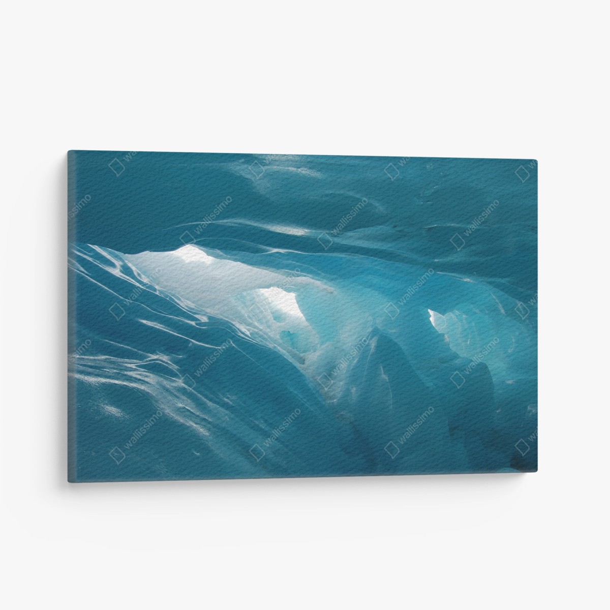 Cuadro en lienzo refugio azul: cueva de hielo – Pixers®