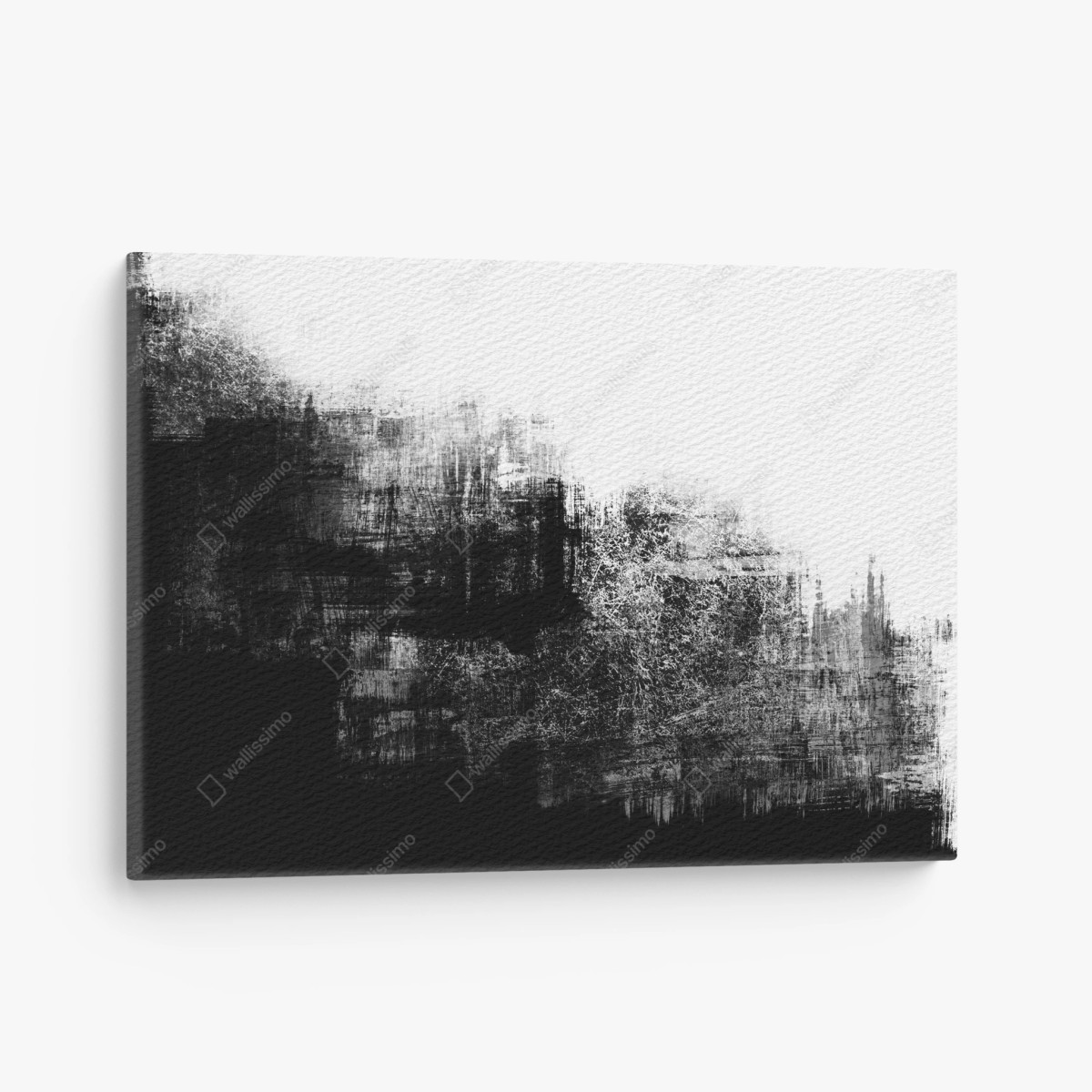 Cuadro en lienzo textura abstracta en blanco y negro con efecto grunge – Pixers® Cuadro en lienzo textura abstracta en blanco y negro con efecto grunge – Pixers®