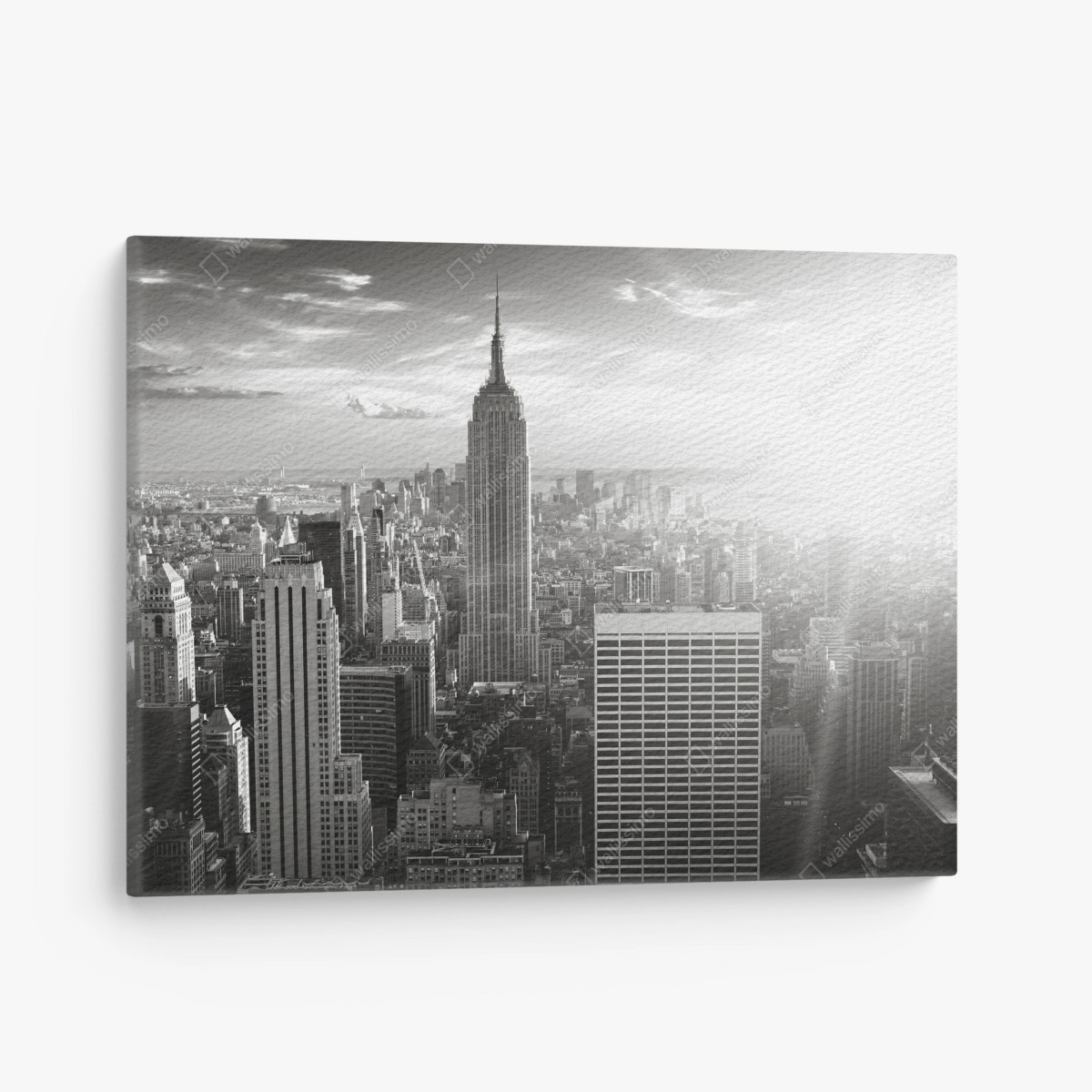 Cuadro en lienzo panorama urbano en blanco y negro con Empire State, Nueva York – Pixers® Cuadro en lienzo panorama urbano en blanco y negro con Empire State, Nueva York – Pixers®