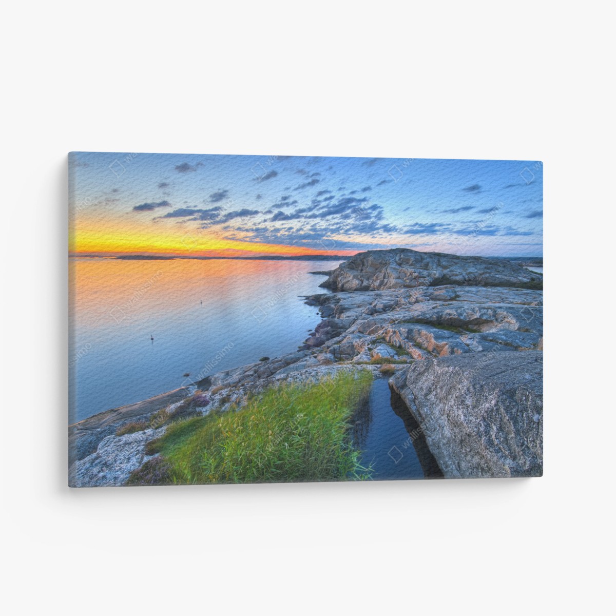 Cuadro en lienzo atardecer sereno en la costa rocosa – Pixers® Cuadro en lienzo atardecer sereno en la costa rocosa – Pixers®