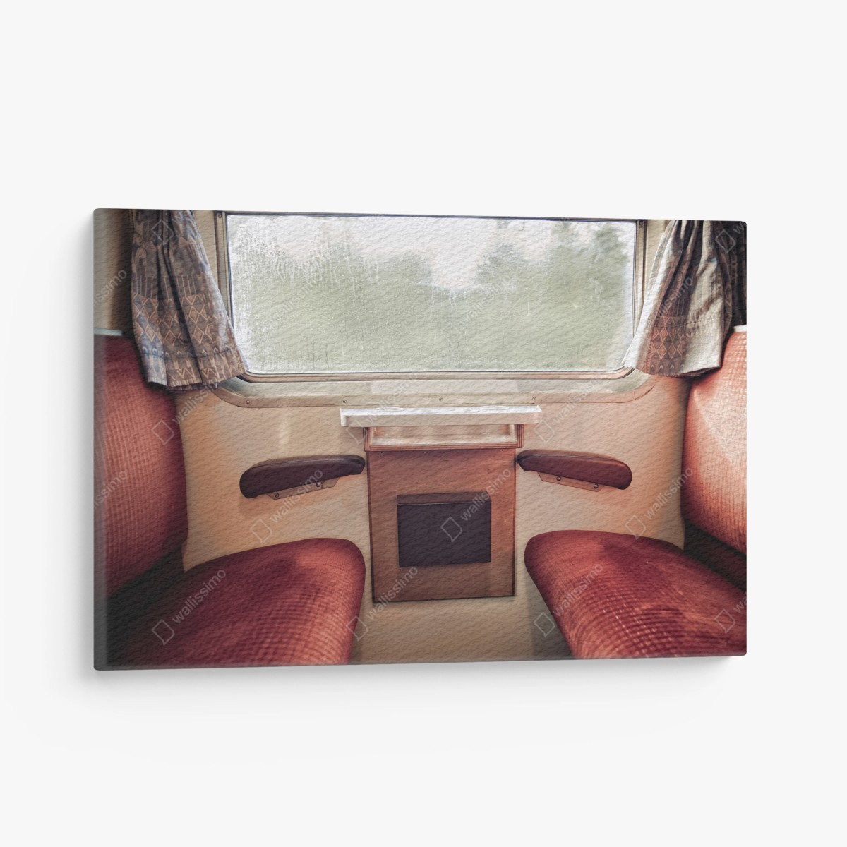 Cuadro en lienzo interior de tren de época bajo la lluvia – Pixers® Cuadro en lienzo interior de tren de época bajo la lluvia – Pixers®