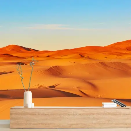 Fotomural DESIERTO DUNAS ARENA PAISAJE DORADO PARA SALÓN – Pixers®