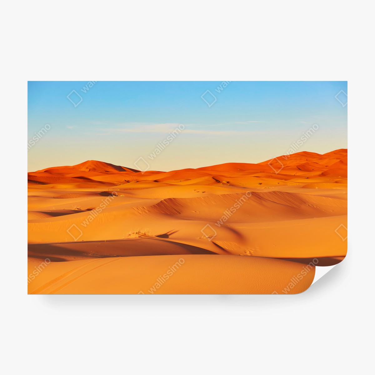 Fotomural DESIERTO DUNAS ARENA PAISAJE DORADO PARA SALÓN – Pixers®