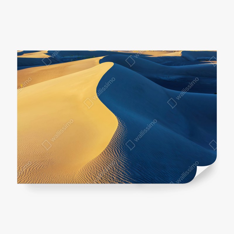 Fotomural DESIERTO DUNAS ARENA AMANECER DORADO PARA EL SALÓN