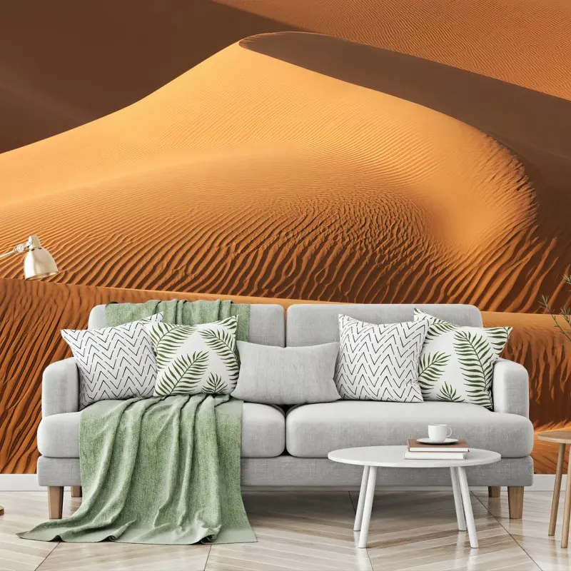 Fotomural DESIERTO ARENA DUNAS MINIMAL ORO PARA SALÓN