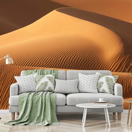 Fotomural DESIERTO ARENA DUNAS MINIMAL ORO PARA SALÓN – Pixers®