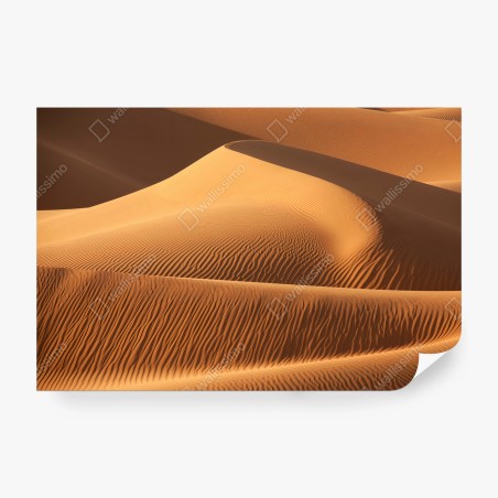 Fotomural DESIERTO ARENA DUNAS MINIMAL ORO PARA SALÓN – Pixers®