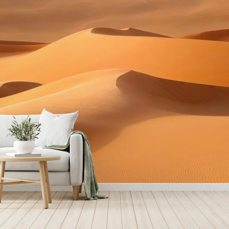 Fotomural DESIERTO DUNAS ARENA MINIMAL DORADO PARA SALA