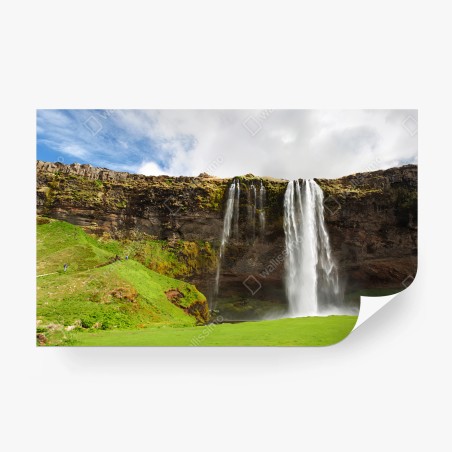 Fotomural CASCADA NATURALEZA VERDE PAISAJE VIAJE PARA SALA – Pixers®