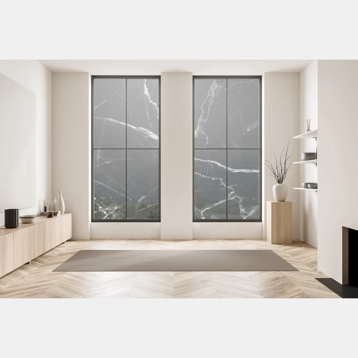 Pegatina para ventana mármol negro con vetas blancas y contraste elegante – Pixers® Pegatina para ventana mármol negro con vetas blancas y contraste elegante – Pixers®
