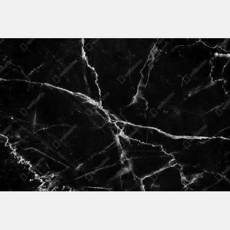 Pegatina para ventana mármol negro con vetas blancas y contraste elegante – Pixers®