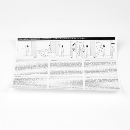Instrucciones para instalar fotomural